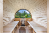 Sauna - Bungalow im Grünen – Wohnen auf einer Ebene mit großem Garten und Sauna