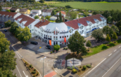 Drohnenansicht - Investitionschance in Hanau: Zwei Gewerbekomplexe mit Tiefgaragen und starkem Zukunftspotenzial
