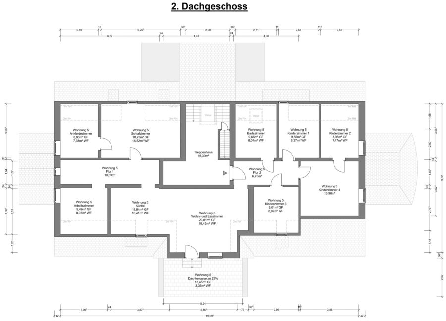 Grundriss Dachgeschoss