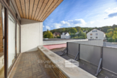 Loggia mit Blick auf den Klüt