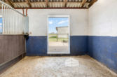 Blick auf das ca. 20m² große Paddock - Rotenburg – Scheeßel I Top ausgestattete Reitanlage mit Reithalle – ein Zuhause für Pferd und Mensch
