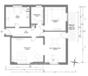 Grundriss - Afferde | Gepflegte 3-Zimmer-Wohnung mit Balkon und Garage