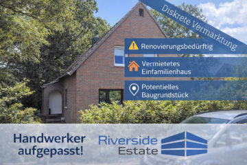 Vollersode|Renovierungsbedürftiges Wohnhaus mit großem Grundstück, 27729 Vollersode, Einfamilienhaus