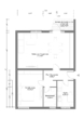 Wohnungsgrundriss - Bremen nahe Überseestadt: Sanierungsbedürftige Wohnung mit Fahrstuhl und Balkon