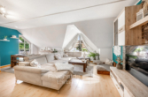 Wohnzimmer - Ihr neues Zuhause direkt an der Weser – 2-Zimmer-Wohnung mit Aussicht & Charme zum 01.10. bezugsfrei